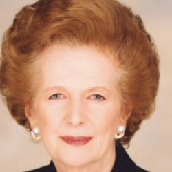 Portrait of Margaret Thatcher