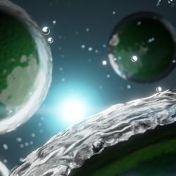 Artist's illustration of photosynthesis